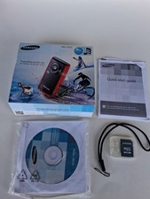 Samsung HMX-W190 RN Camcorder Shockproof Waterproof Full HD W 4GB - USB charging