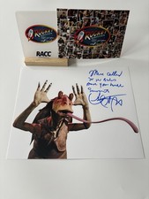 AHMED BEST In-Person Signed Autograph/Autograph 20x25cm Star Wars