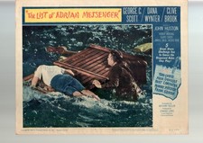 List Of Adrian Messenger-Kirk Douglas-Tony Curtis-11x14-Color-Lobby Card