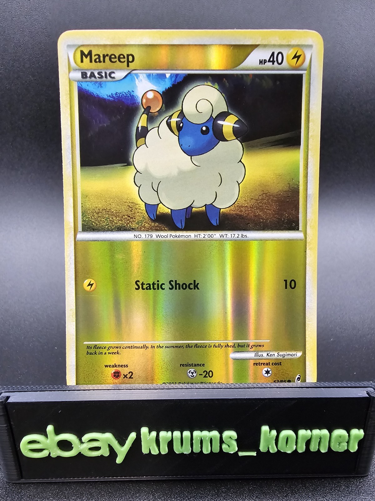 Mareep 63/95 Call of Legends Reverse Holo - NM
