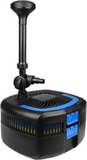 Anbull Pond Filter Pump 950Gph 110V/37W All-In-One Fountain Kit Variable