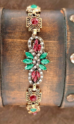 Fashion Jewelry Betsey Johnson Designer Armband Kettchen goldfarben #5