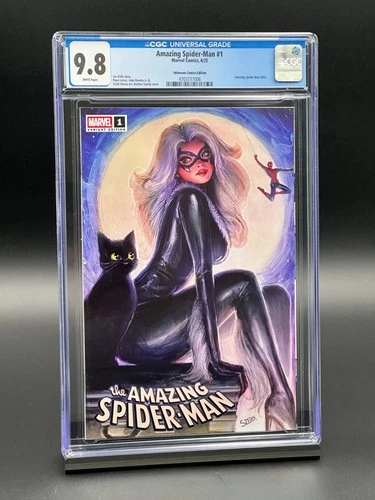 Amazing Spider-Man #1 CGC 9.8 (2025) - Black Cat - Szerdy Edition