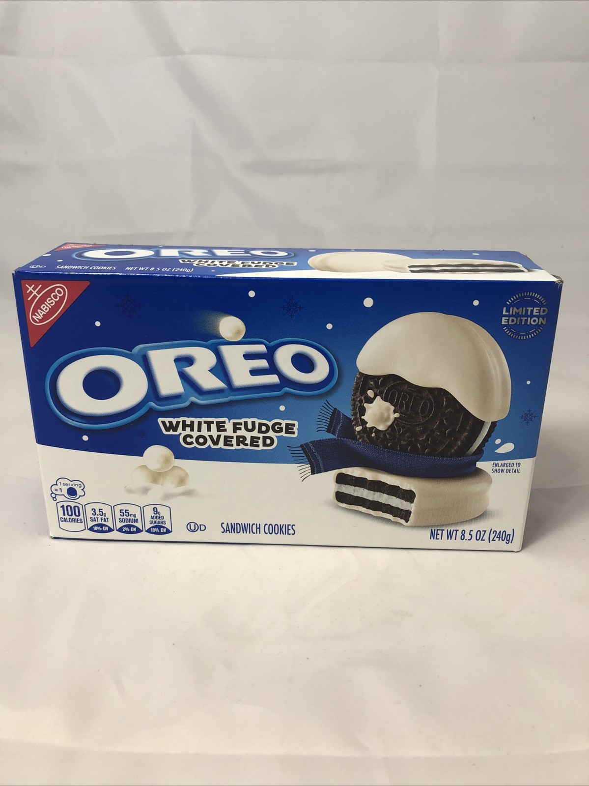 Oreo White Fudge Covered Cookies - 8.5 oz (Limited Edition)