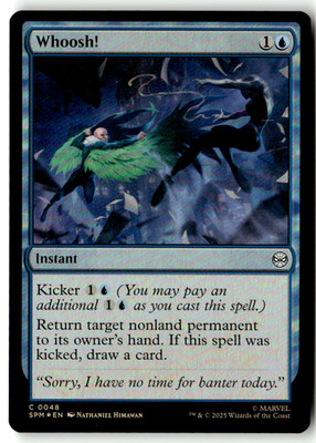 Magic the Gathering MTG Marvel's Spider Man No. 0048 Whoosh! Foil