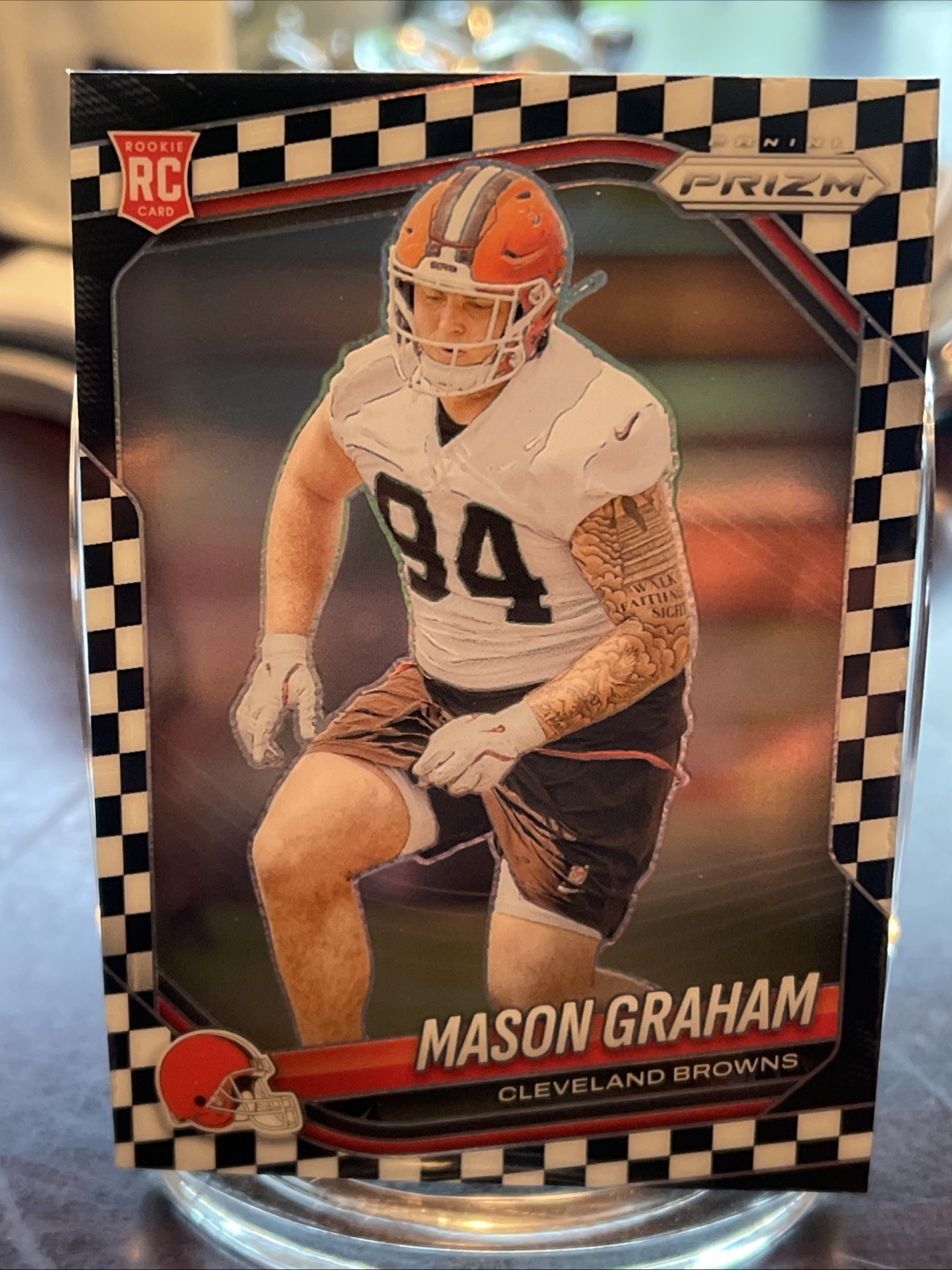 2025 Panini Prizm Mason Graham #354 RC🔥Black/White Checkerboard🔥🔥🇺🇸