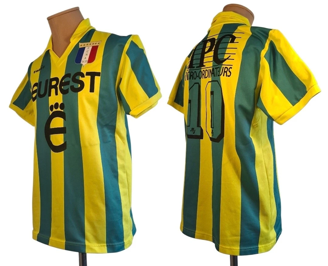Maillot De Football Rétro Domicile Besançon N°8, Années 1980, Homme Taille L