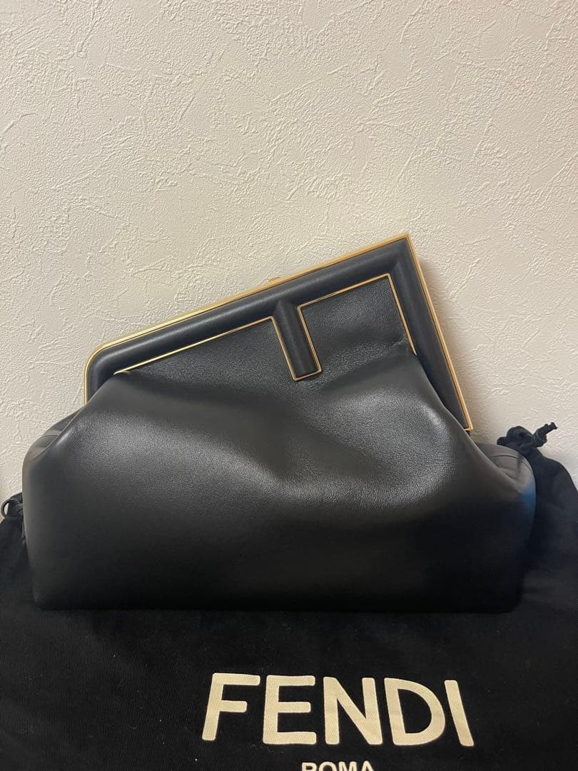 FENDI first medium bag black