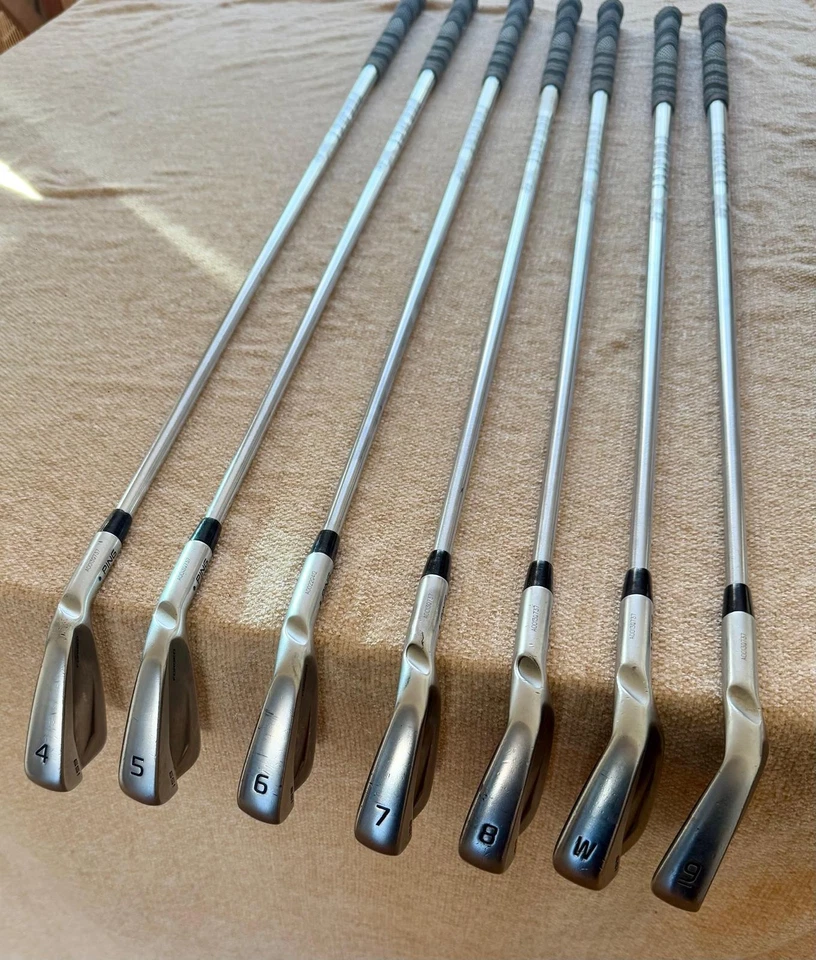 PING i59 IRONS 4-W 7 IRONS PROJECT X LZ EXTRA STIFF SHAFTS 1/2 LONGER THAN STD - Image 3 of 4