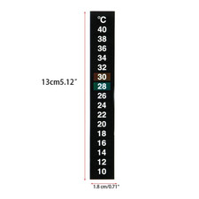 1PC Aquarium Thermometer Sticker - Perfect for Monitoring Water Temperature in F