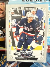 2025-26 O- Pee-Chee Hockey 4 Nations Auston Matthews