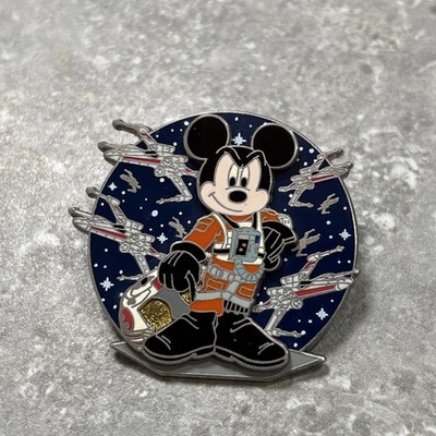 DISNEY STAR WARS PIN ANSTECKER MICKEY MOUSE ALS X-WING PILOT