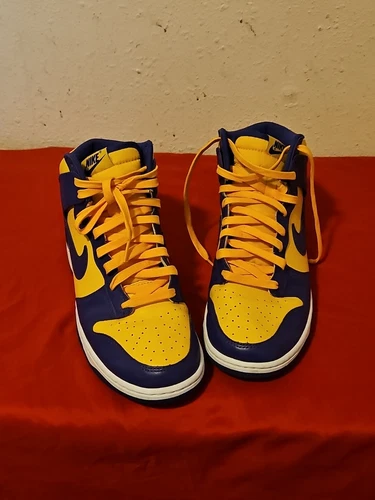 閠仙・ Dunk High 'Lakers' 邏ォ濶イ/驥題牡貅懷髷- 逕キ蠑10 遐- 隨ャ 6 蠑/蜈ア 9 蠑