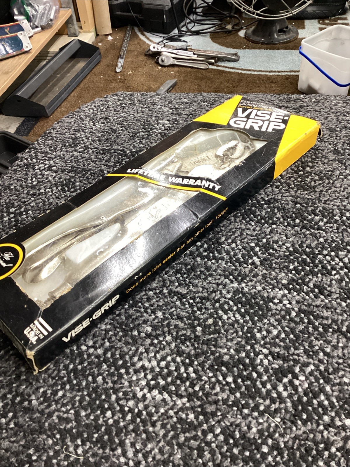 Vtg Vise-Grip Peterson Dewitt USA Original 10WR Locking Pliers in Original Box