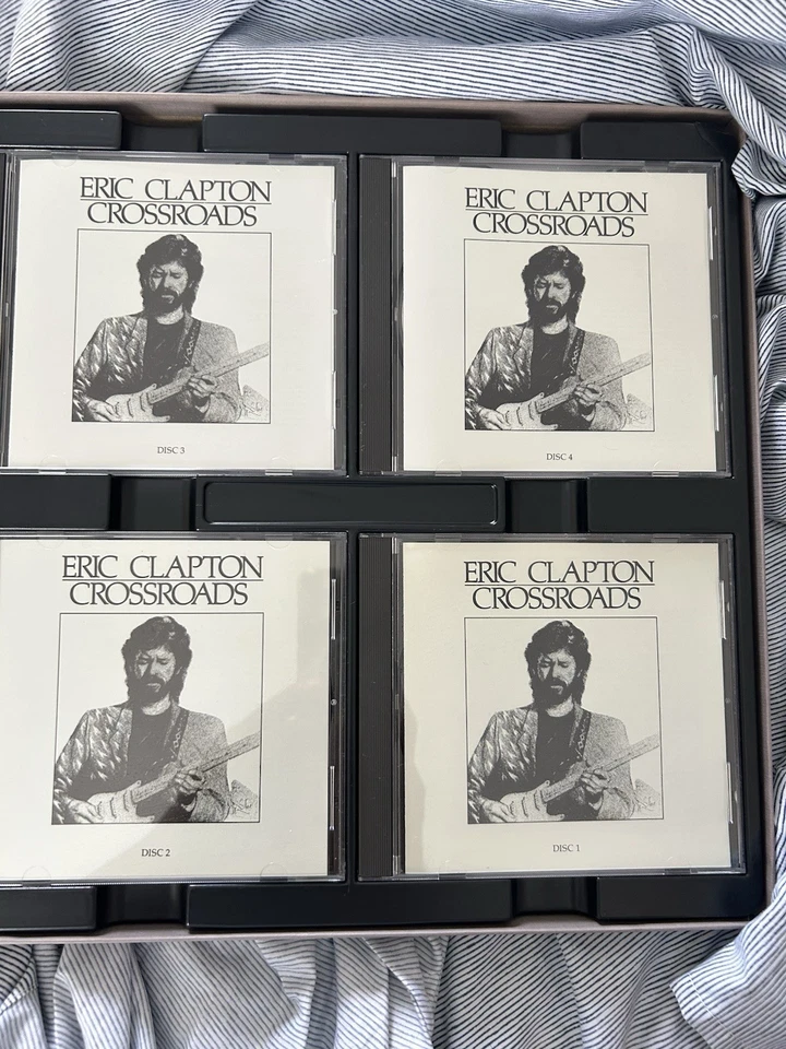 Eric Clapton Crossroads 1988 - 4 Compact Disc Edition CD Box Set Complete - Image 3 of 4