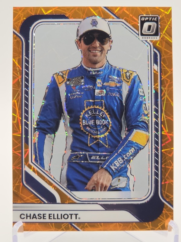 2026 Panini Donruss NASCAR Chase Elliott Hendrick Motorsports #5 Orange Velocity