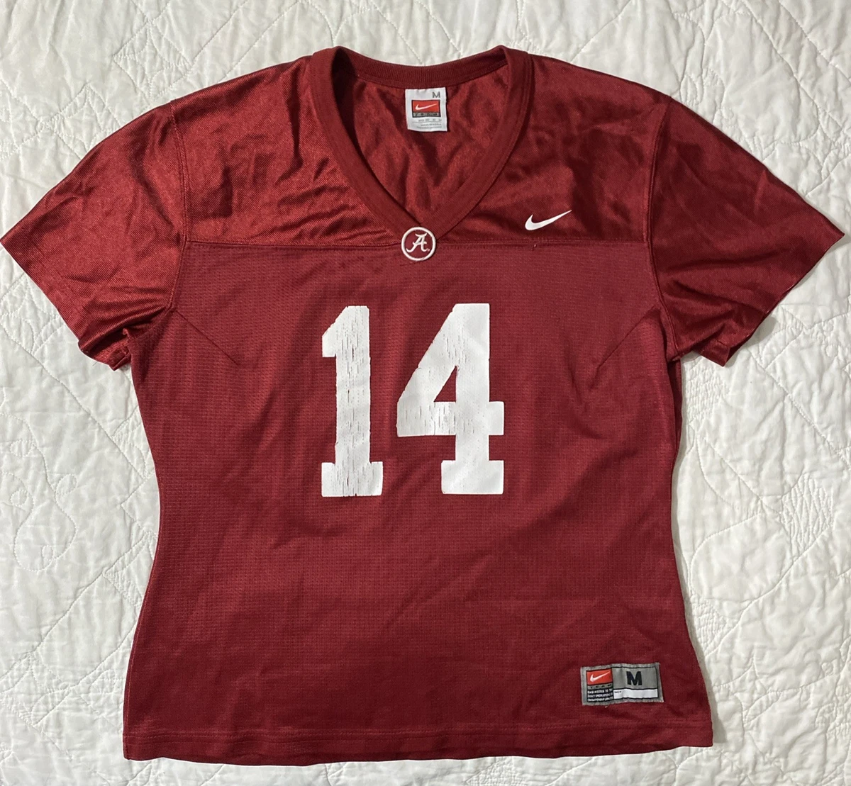 T-shirt Alabama Crimson Tide Fille/Ado - V-neck Rouge (Taille M - 8/10 Ans) PROEDGE