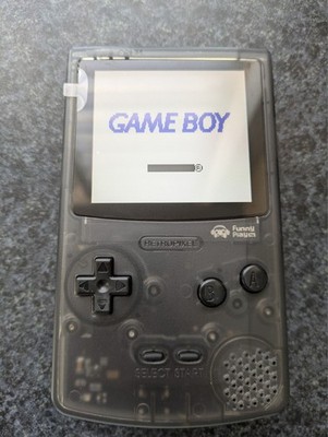 Funnyplaying Game Boy Color, Clear Black