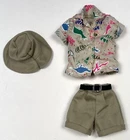 VTG 1996 MATTEL Barbie Paleontologist REPLACEMENT OUTFIT Missing Button 17240