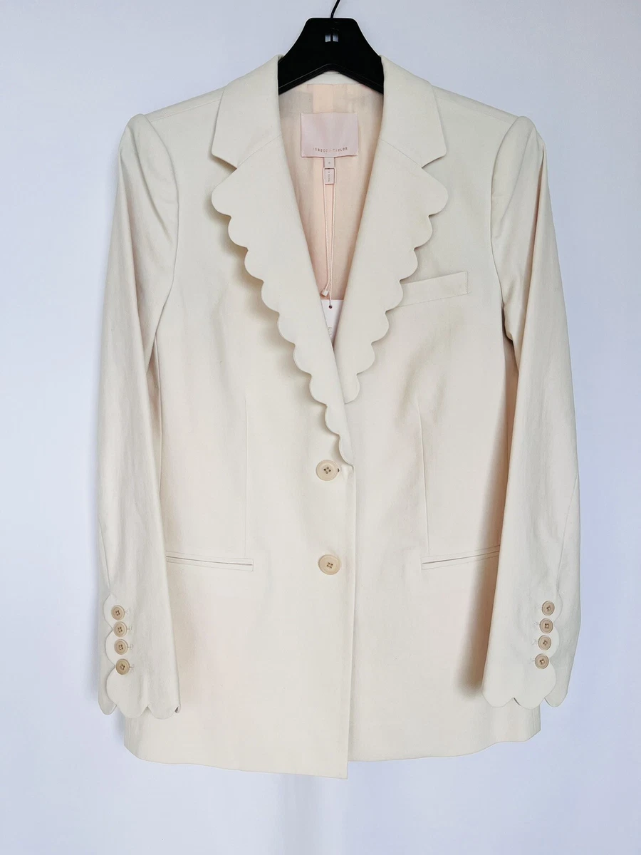 Rebecca taylor shop scalloped blazer