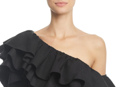 $85 Endless Rose Talla XS Mujer Top con Volantes de un Hombro A1769 - Imagen 3 de 6