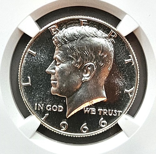 1966 SMS Kennedy Half Dollar NGC MS 67 Cameo - Picture 2 of 9