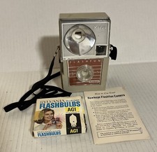 Kodak Flashfun Hawkeye Camera 127 Film -With Bulbs  How 2-Estate Find-Untested