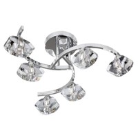 Decken Lampe Leuchte Chrom Flur KüChe BüRo Schlaf Wohn Ess Zimmer Beleuchtung