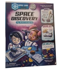 Epic Lab Junior Kids' Space Discovery STEM Science Kit - Dig, Build Sculpt, 6