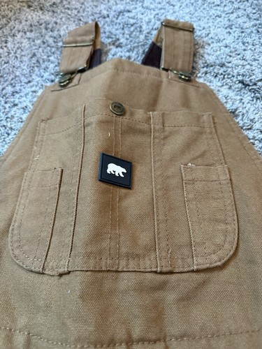 Polar King USA made Youth Bib Overalls Coveralls Insulated, GREAT CONDITION Med - Picture 3 of 4