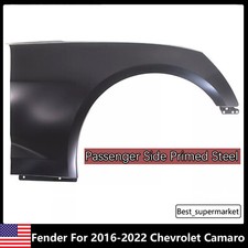 Front Passenger Fender For 2016-2022 Chevrolet Camaro Primed Steel 23221296 Front Passenger Fender For 2016-2022 Chevrolet Camaro Primed Steel 23221296