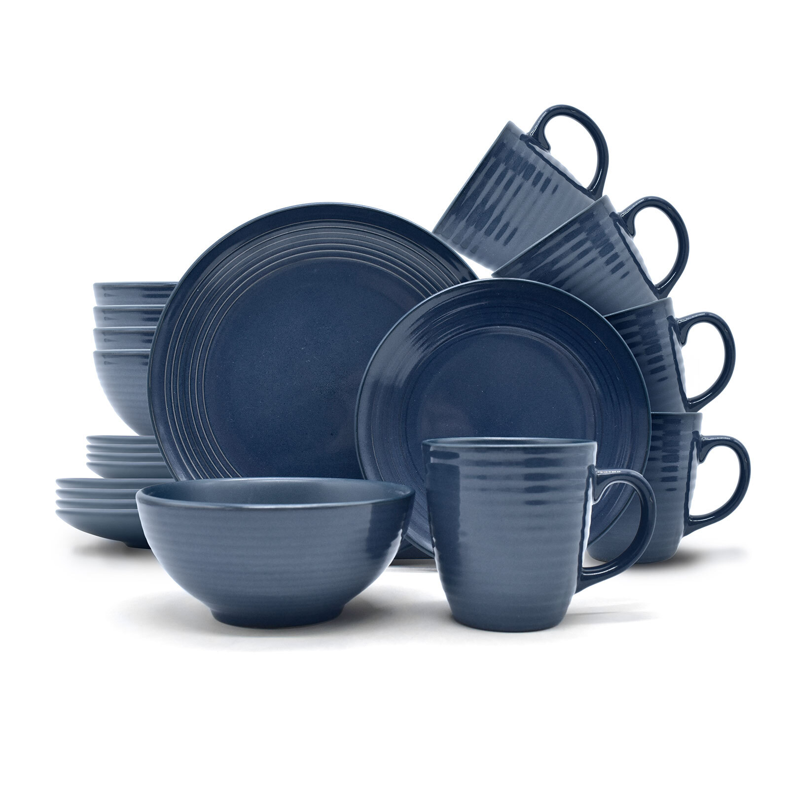 Echtwerk 24-teiliges Vintage Kombiservice Alicia Steinzeug Mikrowellensicher 8190₽