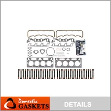 Fits 92-02 Chevrolet GMC 6.5L Turbo Diesel Cylinder Head Gasket Set Head Bolts