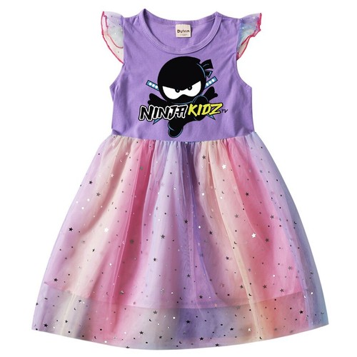 Ninja Kidz Vestido Dresses Toddlers Summer Kawaii Dress Little Baby girl dress - Picture 3 of 17