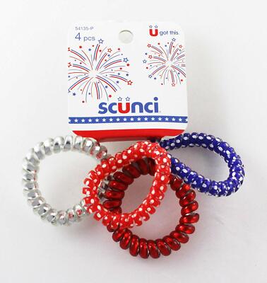 patriotic hair ties