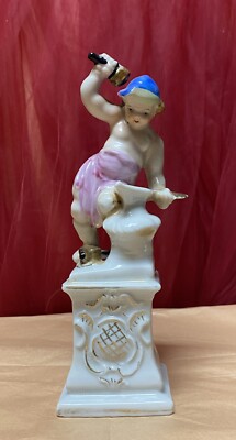 1946+ Hammer/Anvil/Horseshoe/Arrow Blacksmith Muscular Cherub Occupied Japan