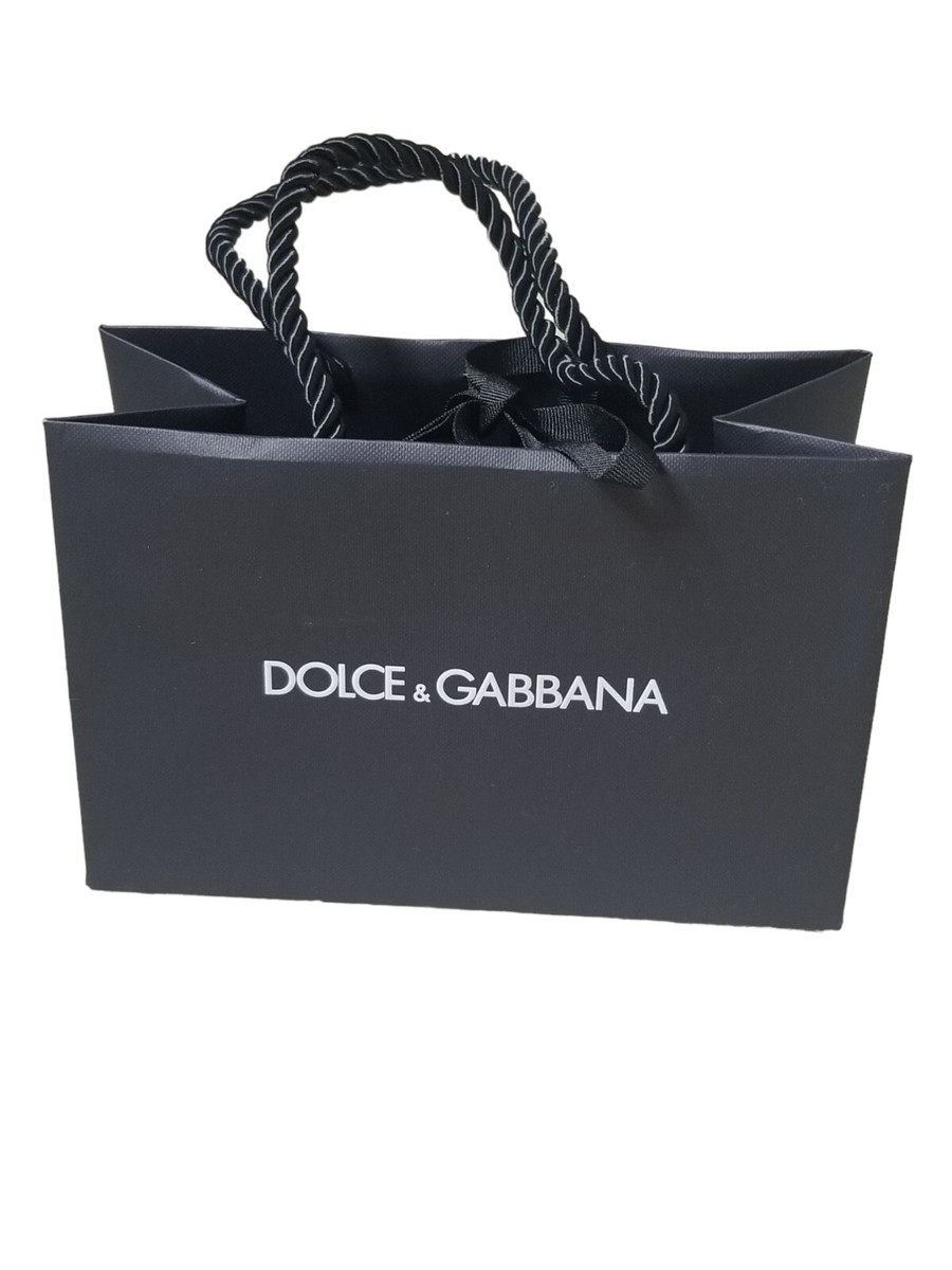 NEW Dolce & Gabbana Paper Gift Bag 8.5 x 5.5 x 4.5 Authentic