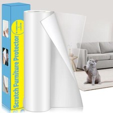 Transparent Cat Scratch Deterrent Tape - Self-adhesive Furniture Protectors, Pet