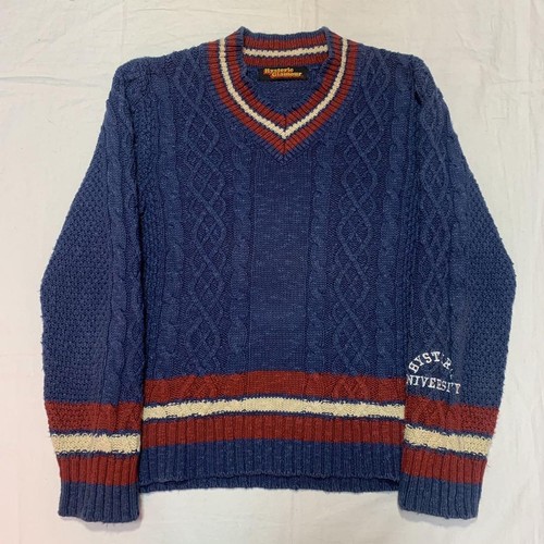 Hysteric Glamour Printed pattern Blue Sweater FREESIZE Women 230160148