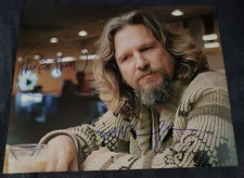JEFF BRIDGES SIGNED PHOTO 11X14 COLOR "BIG LEBOWSKI" PROOF! LEGENDARY FILM! L@@K