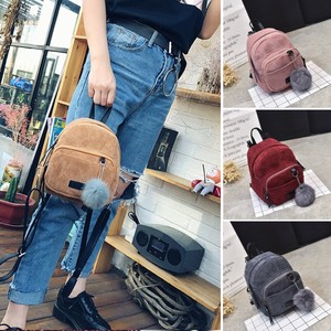 Women S Corduroy Backpack School Bags Travel Satchel Handbag