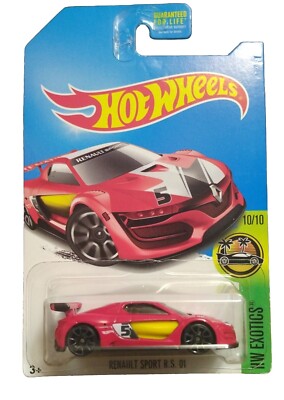 (1) Hot Wheels Renault Sport R.S. 01 Red  HW Exotics 10/10