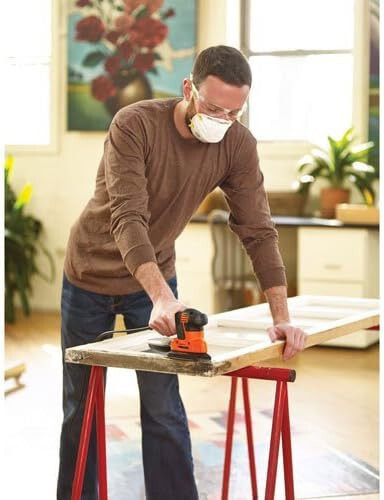 Detail Sander, 1.2 Amp, 16,000 OPM, Compact Design, 3-Position Grip for Comfort - Picture 5 of 15