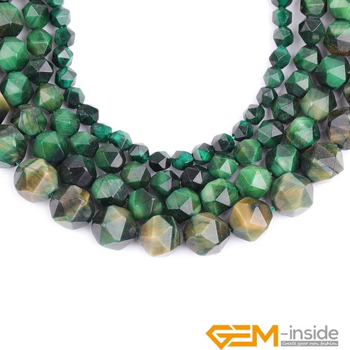 Wholesale Lot Natural Assorted Gemstone Polygonal Jewellery Making Beads 15" UK - Picture 111 of 129