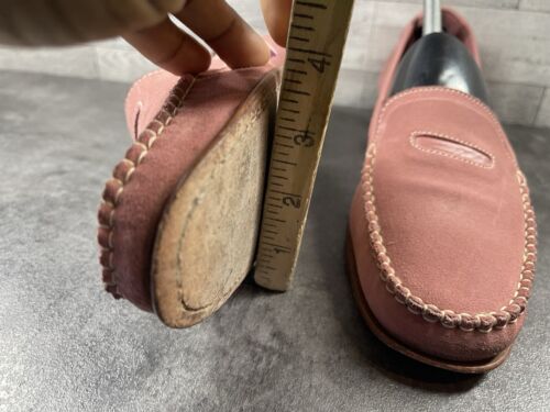 Cole Haan Penny Loafer Damen 10B Schuhe Rouge Rosa Wildleder Leder Slipper Mokassinnaht - Bild 7 von 15