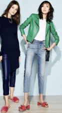 Nwt Iro Ashville Emerald Green Leather Moto Jacket Fr 38 Us 6