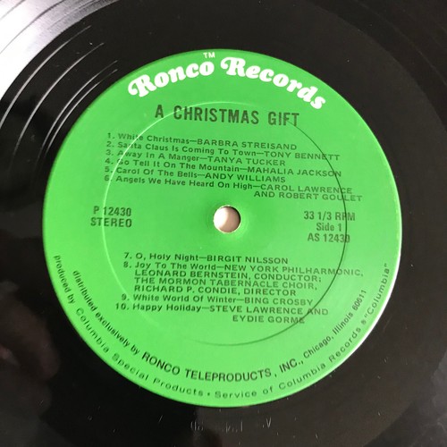 1974 RONCO Pop Up Christmas Display Holiday LP Vinyl Record Various BING CROSBY - Picture 15 of 20