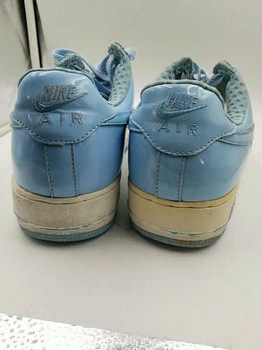 NWD:NIKE AIR FORCE 1 PREMIUM CLEAR/ HRBR BLUE 313641-941 MEN'S SIZE: 9.5 - Picture 3 of 5
