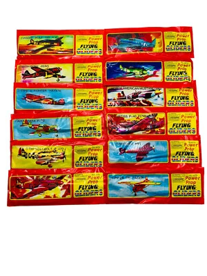 MARKENLOS 12 Flieger Styropor Flugzeug Wurfgleiter Styroporflieger Styroporflugzeug Kinder