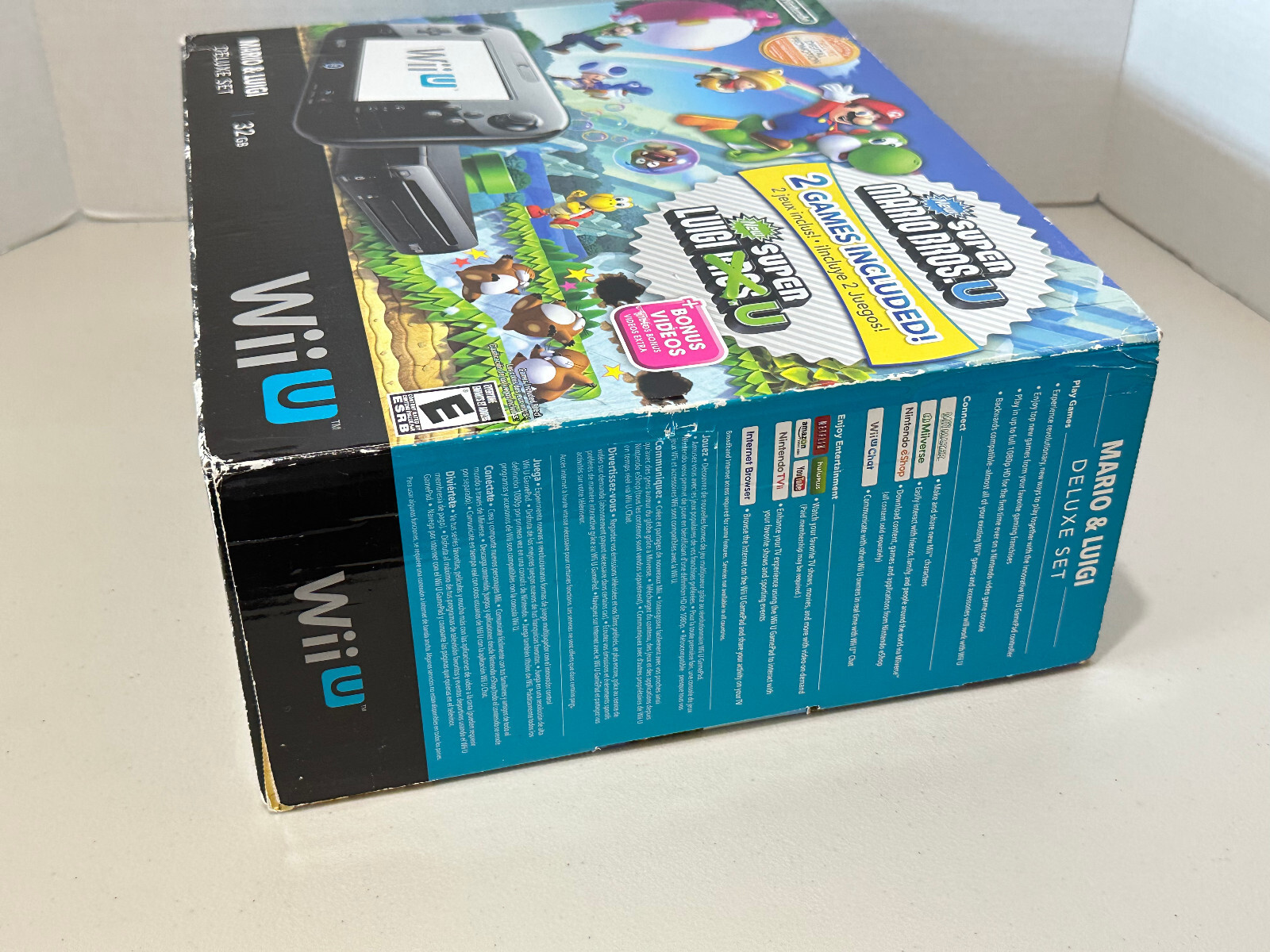 Nintendo Wii U Mario & Luigi Deluxe Set 32 GB System Bundle Complete eBay